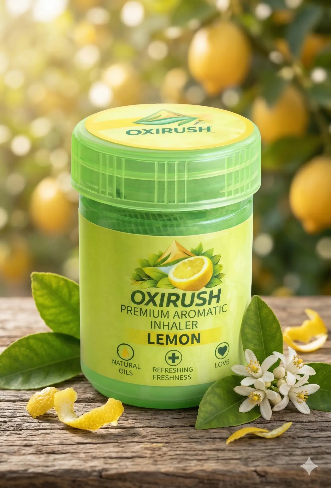 OXIRUSH Lemon Premium Aromatic Inhaler